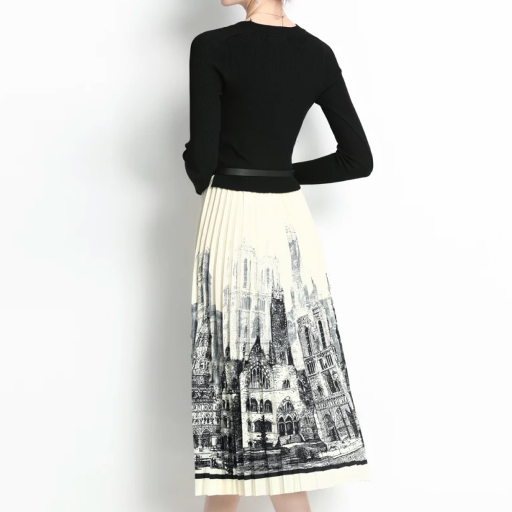❤️ The KIMORA full European Cityscape Dress - Picture 5 of 15